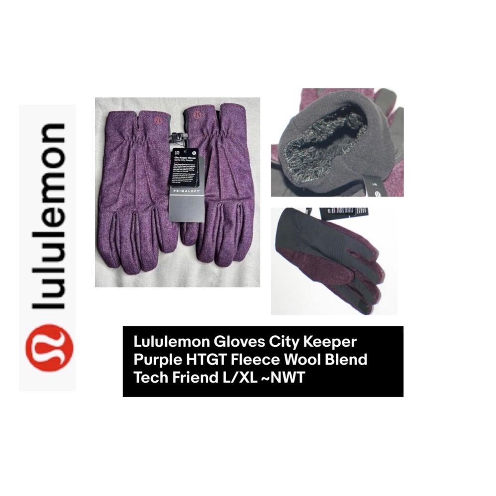 Lululemon City Keeper Gloves. Purple. L/XL